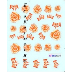 Ваденки за Нокти с Цветя BLE1326